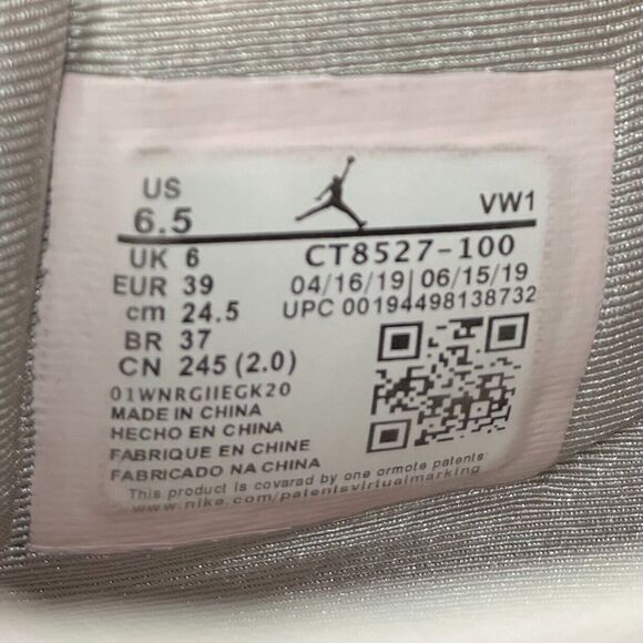 Size 6.5 - Jordan 4 Retro Mid White Oreo CT8527-100 - Picture 10 of 11